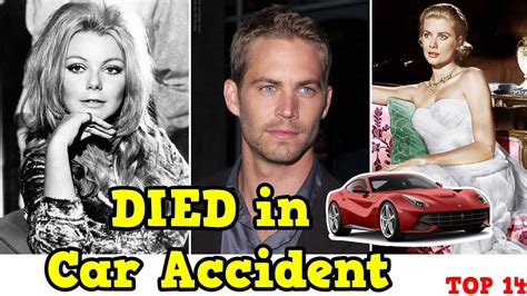 actors that died in car accidents